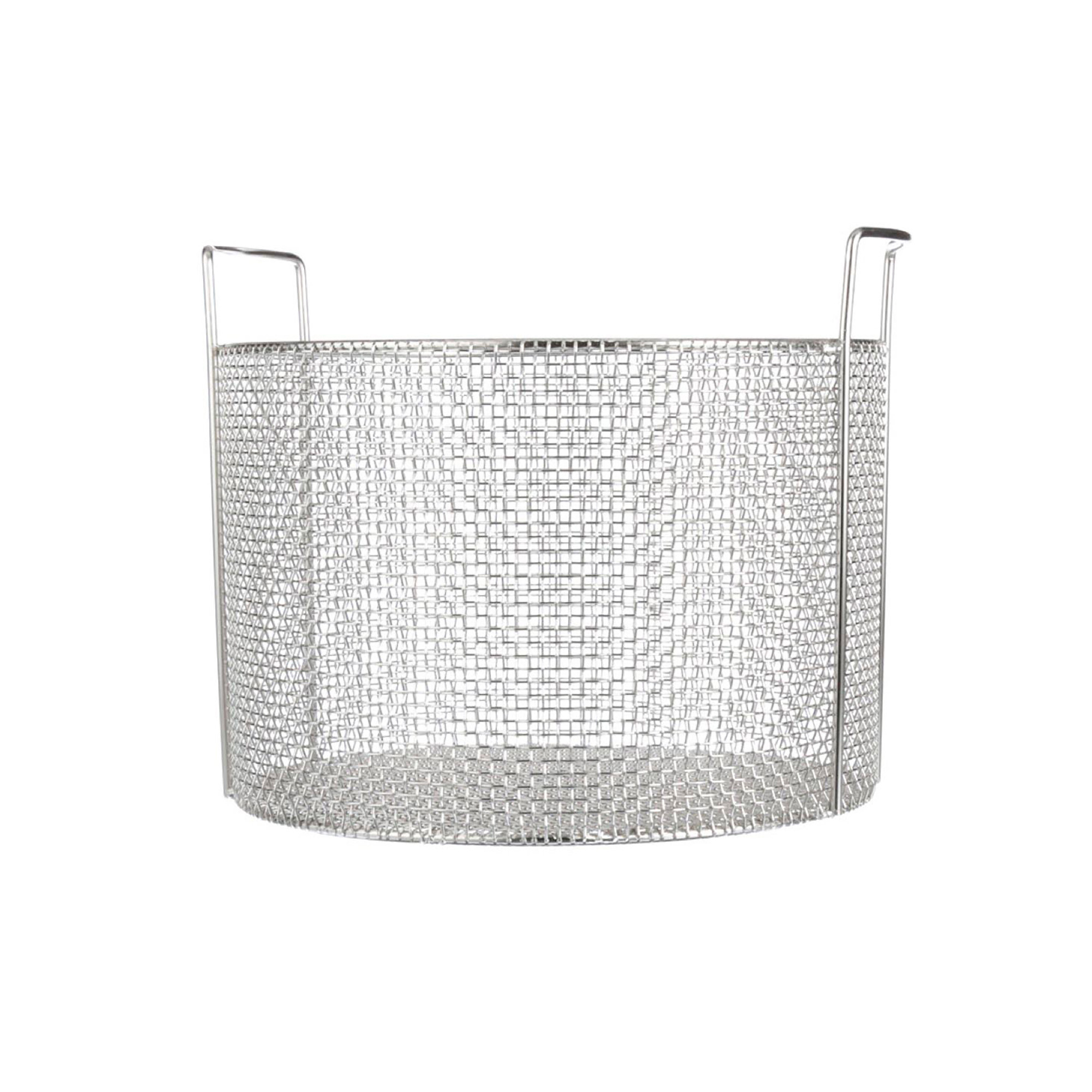 Marlin Round Stainless Steel Mesh Basket with Handles, 14in. Dia. x 10in.H